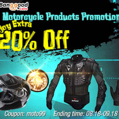 Extra 20% OFF for Motorcycle Promotion! from BANGGOOD TECHNOLOGY CO., LIMITED