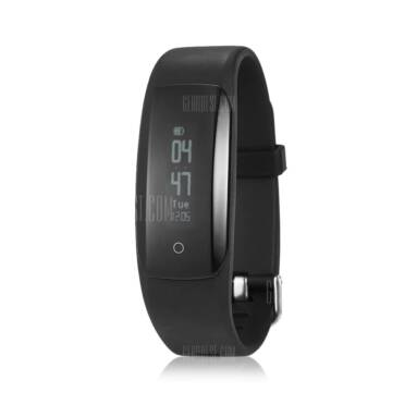 $3 with coupon for MPOW D6 Smart Bracelet for iOS Android Phones  –  BLACK from GearBest