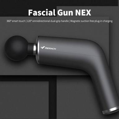 €159 with coupon for MR-1536 Fascia Gun NEX Muscle Relaxation Massager from Xiaomi youpin – Gray from GEARBEST