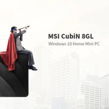 €152 with coupon for MSI CubiN 8GL Windows 10 Home Mini PC Barebone from GEARBEST