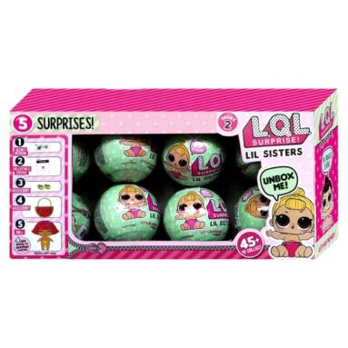 $5 OFF 8pcs Lil Sister Outrageous Littles Surprise Dolls,free shipping $19.99(Code:MT2553) from TOMTOP Technology Co., Ltd