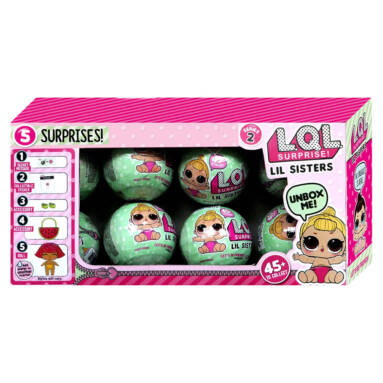 29% OFF 24pcs Lil Sister Outrageous Littles Surprise Dolls,limited offer $17.99 from TOMTOP Technology Co., Ltd