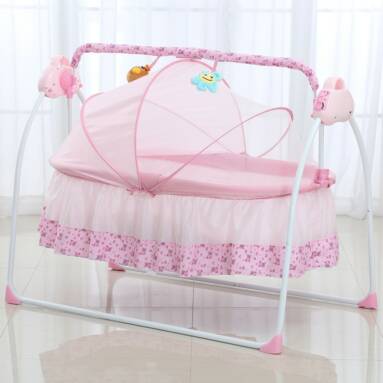 $20 OFF Electric Baby Bassinet Cradle Swing Rocking,free shipping $154.99(Code:MT396) from TOMTOP Technology Co., Ltd