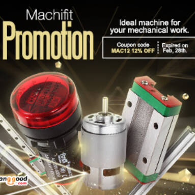 Up to 50% OFF for Machifit Brand Mechanical Parts with Extra 12% OFF Coupon from BANGGOOD TECHNOLOGY CO., LIMITED
