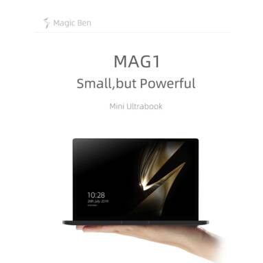 €721 with coupon for Magic Ben Mag1 8.9 inch Personal Computer Pocket Mini Laptop PC Windows 10 Home OS Intel Core M3-8100Y CPU 16GB DDR3 RAM + 512GB SSD – Black WiFi Version PSE Plug from GEARBEST