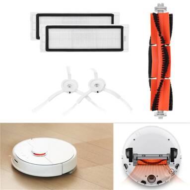 $6 with coupon for Main Brush Filters Side Brushes Accessories for XIAOMI MI Robot Vacuum from GearBest