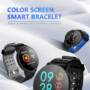 Makibes T3 Smart Watch 1.3 Inch IPS Screen Heart Rate Blood Pressure Monitor IP67 - Black