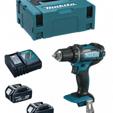 €189 with coupon for Makita DDF482RTJ-2 18v LXT Drill Driver (2x5Ah) with 2 batteries from EU warehouse GSHOPPER