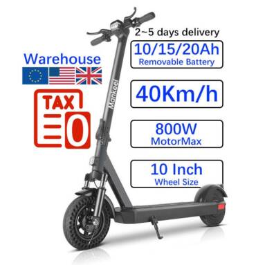 €746 with coupon for Mankeel Pioneer Electric Scooter 10 Inch Tires 500W Motor 25Km/h Max Speed 48V 10Ah IP68 Removable Battery 35-40km Range 120kg Max Load Double Drum Brakes from EU warehouse GEEKBUYING