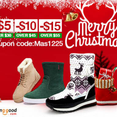 $5~$15 OFF for Boots from BANGGOOD TECHNOLOGY CO., LIMITED