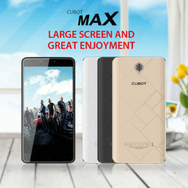 $50 OFF Cubot Max 4G Smartphone Presale w/ Free Shipping from TOMTOP Technology Co., Ltd