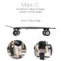 Maxfind 27 inch Electric Skateboard, World's Most Portable Motorized Penny Board - BLACK 1PC 