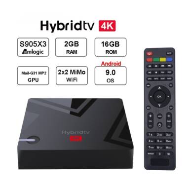 €64 with coupon for Mecool K5 DVB-T2/S2/C 2GB/16GB Android 9.0 TV Box Amlogic S905X3 EPG PVR Recording CCcam Newcam Biss Key from EU warehouse GEEKBUYING