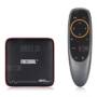 Mecool M8S PRO W 2.4G with Andriod TV OS Support Voice Control TV Box  -  UK PLUG ( 2.4G VOICE CONTROL )  BLACK 