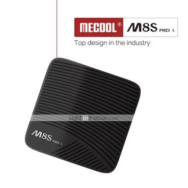 $63 with coupon for Mecool M8S PRO L 4K TV Box Amlogic S912 Bluetooth 4.1 + HS – EU PLUG VOICE REMOTE CONTROL ( 3GB RAM + 16GB ROM ) from GearBest