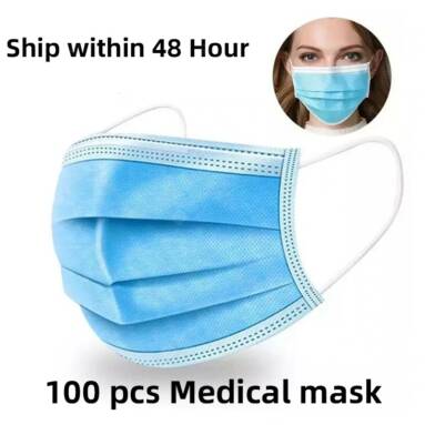€56 with coupon for Medical Mask Disposable Anti-dust Safe Breathable Face Dental Medical Masks from GEARBEST