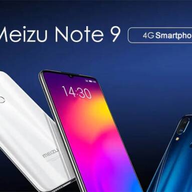 $174 with coupon for Meizu Note 9 4G Smartphone 4GB RAM 64GB ROM Global Version from GEARVITA
