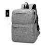 Men Chic Water-resistant Laptop Backpack with USB Port  -  GRAY