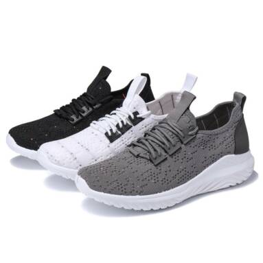 €18 with coupon for Men’s Super Ultralight Sneakers Mesh Breathable Fly Weave Outdoor Sports Casual Shoes from BANGGOOD