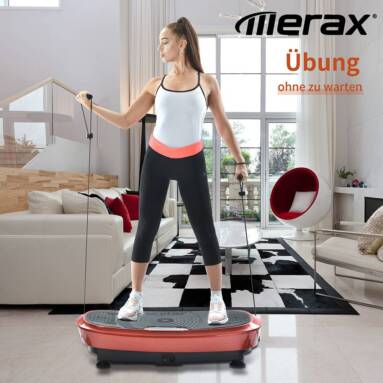 €235 with coupon for Merax Vibration Plate 3D Wipp Vibration Technology With Bluetooth Speaker from EU GER warehouse GEEKBUYING