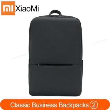 €25 with coupon for Mi Classic Business Backpack 2 15.6 inch Laptop Backpack from BANGGOOD