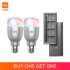 €26 with coupon for Mi LED Smart Bulb (White and Color) 2-Pack from EU warehouse GSHOPPER