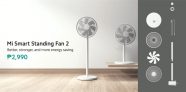 65 يورو مع كوبون لـ Xiaomi Mi Smart Standing Fan 2 ، DC Motor 15W Air Cooling Base Fan ، Dual Blades Cooling Floor Fan ، Voice Control من مستودع الاتحاد الأوروبي GEEKBUYING