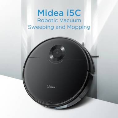 €114 with coupon for Midea I5C VCR09B Robot Vacuum Cleaner Mop Wet and Dry 4000PA Smart Washing Vacuum Cleaner Robot I5C Wireless Electric Water Tank from MIDEA Official Store ALIEXPRESS