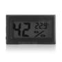 Mini Digital LCD Indoor Thermometer Hygrometer  -  BLACK