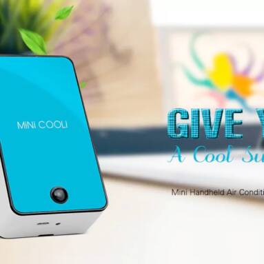 $10 with coupon for Mini Handheld Air Conditioner from GearBest