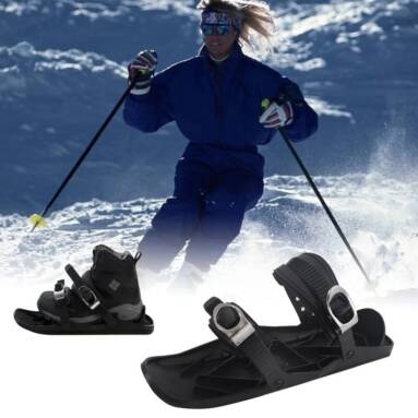 €33 with coupon for Mini Snow Skiing Shoes Mini Short Skiboard Shoes with Adjustable Bindings Easy Storage Winter Portable Snowboards from BANGGOOD