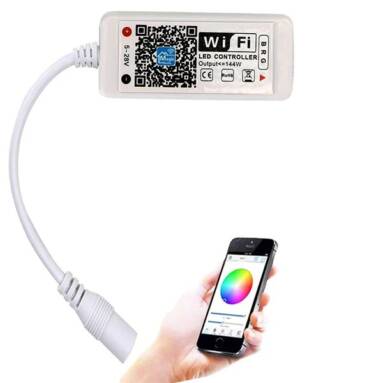 $8 with coupon for Mini WiFi Smart Controller for RGB LED Strip Light from GEARBEST