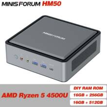 €279 with coupon for Minisforum HM50 Mini PC AMD Ryzen 5 4500U Barebone No RAM No ROM from BANGGOOD