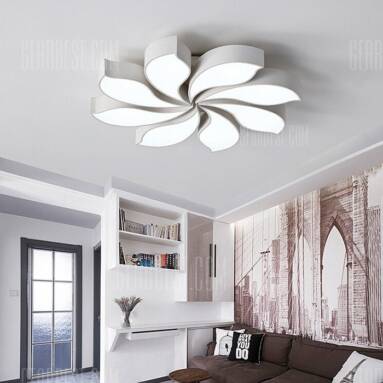 $79 with coupon for Modern Simple Remote Control Ceiling Lamp 220V  –  WHITE from GearBest