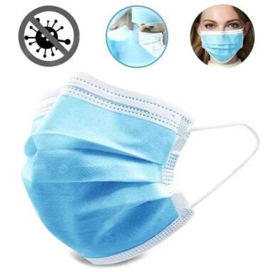 €15 with coupon for In stock Disposable Masks 50pcs Mouth Mask 3-Ply Anti-Dust FFP3 FFP2 KF94 N95 EU POLAND Warehouse from ALIEXPRESS