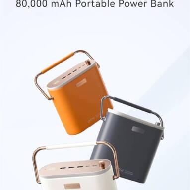 €158 with coupon for MoveSpeed S80 130W 296Wh 80000mAh Power Bank External Battery from BANGGOOD