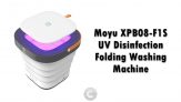 60 € avec coupon pour [3e génération] Moyu XPB08-F1S Fodable Désinfection UV Stérilisation Machine à laver entièrement automatique Contrôle tactile Induction en spirale de l'entrepôt EU CZ BANGGOOD