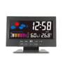 Multipurpose LCD Digital Weather Station Clock  -  BLACK 