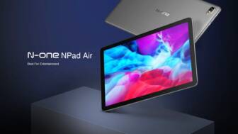 €84 with coupon for N-one NPad Air Tablet 10.1” FHD IPS  64GB from EU warehouse GEEKBUYING (with Leather Case and Tempered Film)