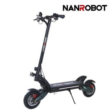 €1751 with coupon for NANROBOT D6+ 52V 26Ah 1000W*2 10in Oil Brake Folding Electric Scooter 65KM/H Top Speed 50-60KM Mileage E-Scooter from EU CZ warehouse BANGGOOD