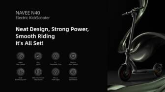 €229 with coupon for NAVEE N40 Electric Scooter from EU warehouse TOMTOP