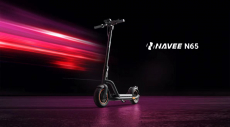 €559 with coupon for NAVEE N65 500W Motor 10 inch Pneumatic Tires Electric Scooter from EU PL warehouse TOMTOP