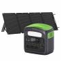 NECESPOW N1200 1200W Portable Power Station + 120W Foldable Solar Panel