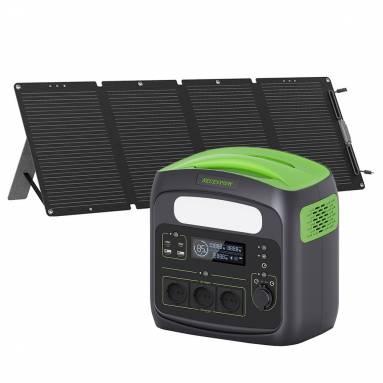 €879 with coupon for NECESPOW N1200 1200W Portable Power Station + 120W Foldable Solar Panel from EU warehouse GEEKBUYING