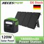 NECESPOW N7576 700W 576Wh Portable Power Station + 120W Foldable Solar Panel