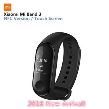$29 with coupon for Xiaomi Mi Band 3 Smart Bracelet with NFC Function from GEARBEST
