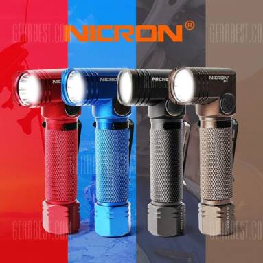 $19 with coupon for NICRON B74 CREE XP-L HD V5 480LM Mini Rechargeable Twist Flashlight  –  GOLDEN BROWN from GearBest