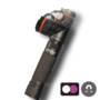 NICRON B75 CREE XP-G2 S2 300LM Magnet 90 Rechargeable Twist Flashlight with UV Light  -  GRAY 