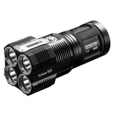 €167 with coupon for Nitecore TM28 4x XHP35 HI 6000LM Staggering Brightness Rechargeable LED Flashlight from BANGGOOD
