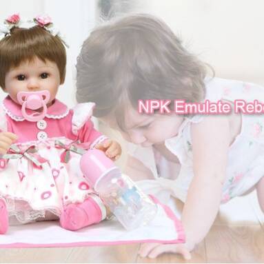 $35 with coupon for NPK Emulate Reborn Baby Doll Stuffed Toy for Kids from GearBest